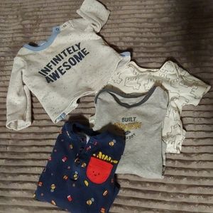 Baby sweatshirt and onesies